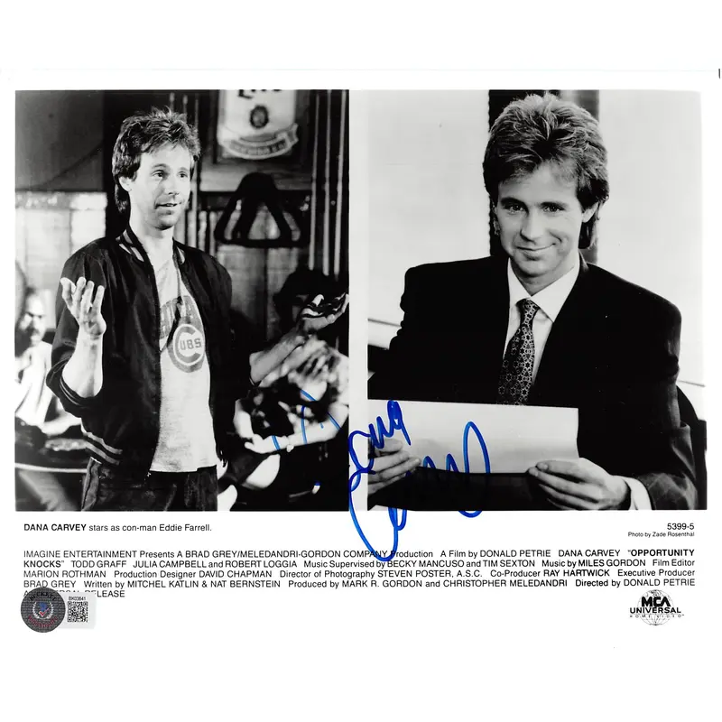 Dana Carvey Opportunity Knocks Authentic Signed 8x10 Photo BAS #BK03841