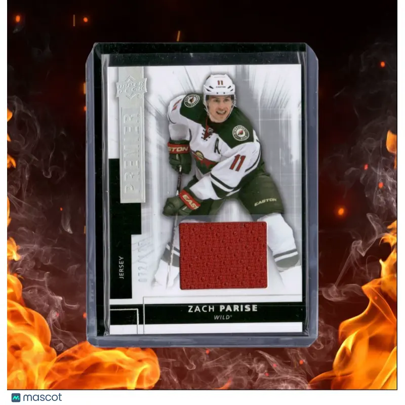 2014-15 Upper Deck Premier Zach Parise Jersey 072/125 #50