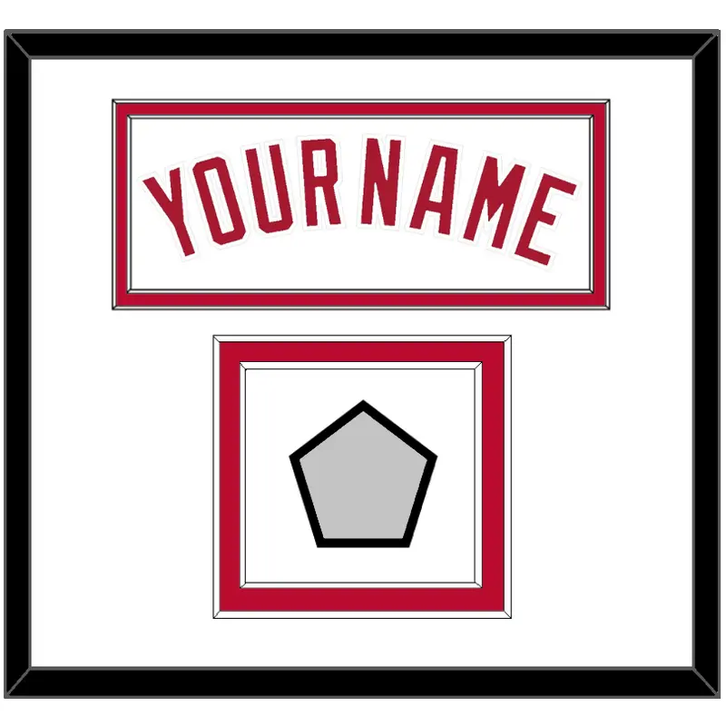 Cincinnati Name & World Series Jersey Patch - Home White (1988-1992) - Double Mat 1