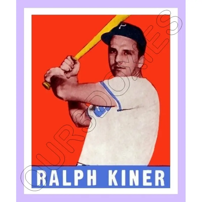 Rakph Kiner 1948 Leaf Reproduction Card - 3866