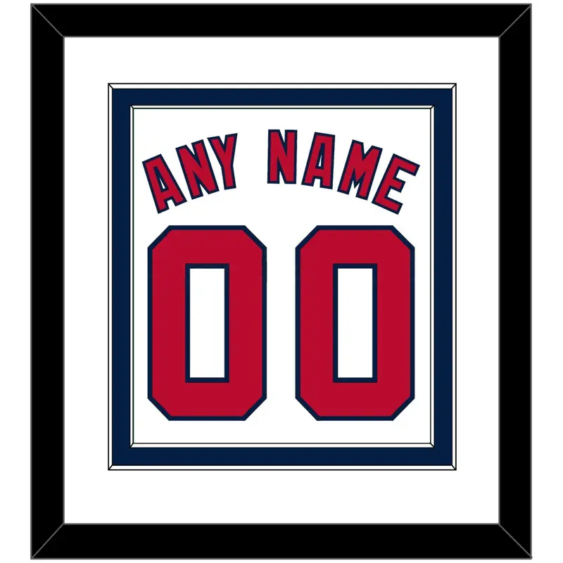 Washington Name & Number - Home White - Double Mat 2
