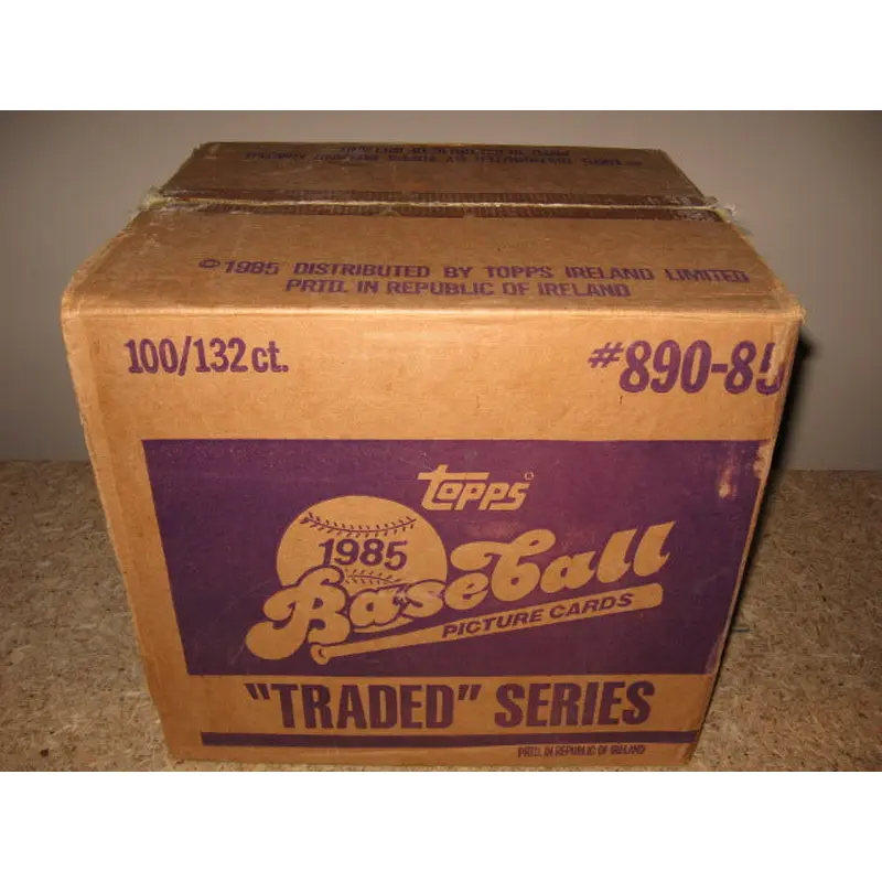 1985 Topps Baseball Traded Factory Set Case (100 Sets) (Authenticate)