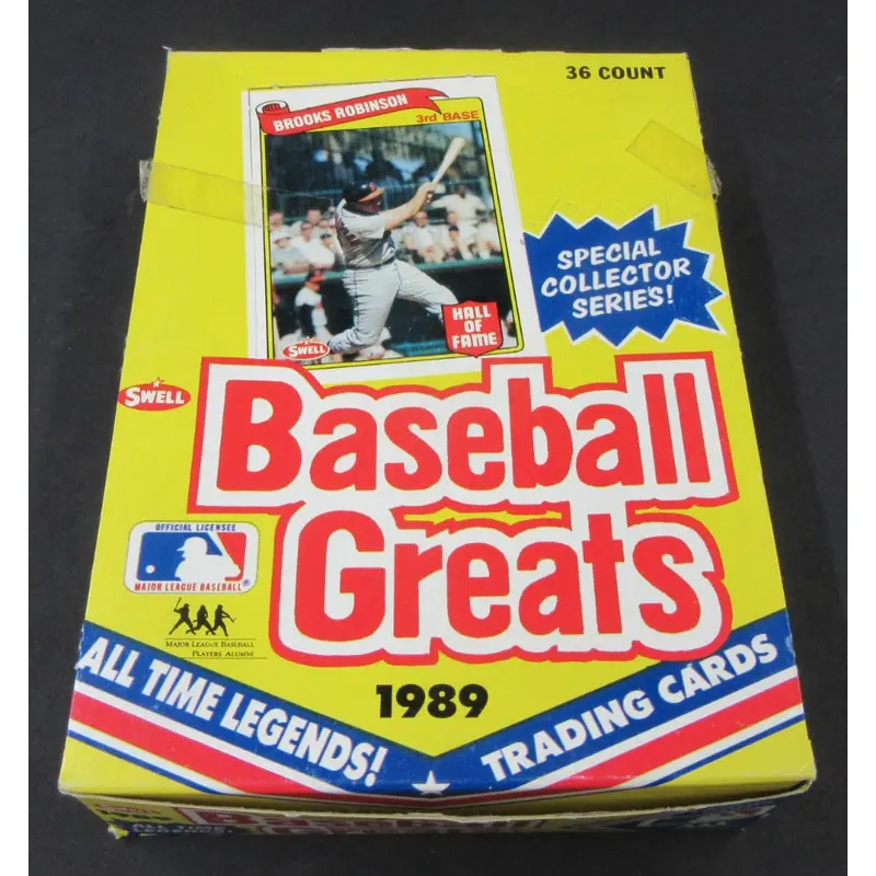 1989 Swell Baseball Greats Box