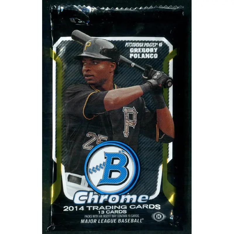 2014 Bowman Chrome Baseball Unopened Jumbo Pack (Hobby) (13)