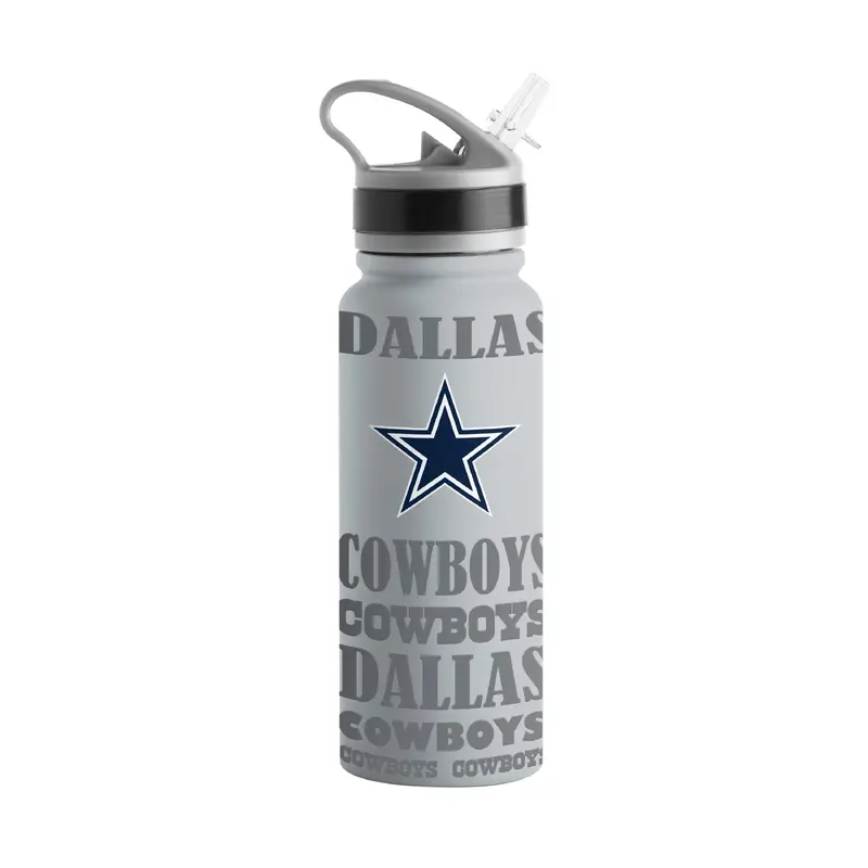 Dallas Cowboys Gray 25oz Replay SingleWall FlipTop Bottle