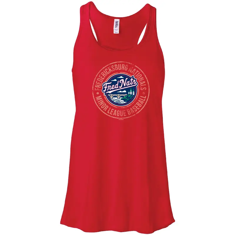 Women's Red Cityscape Tank Top