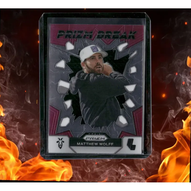 2024 Panini Prizm LIV Golf Matthew Wolff Prizm Break Pink #3