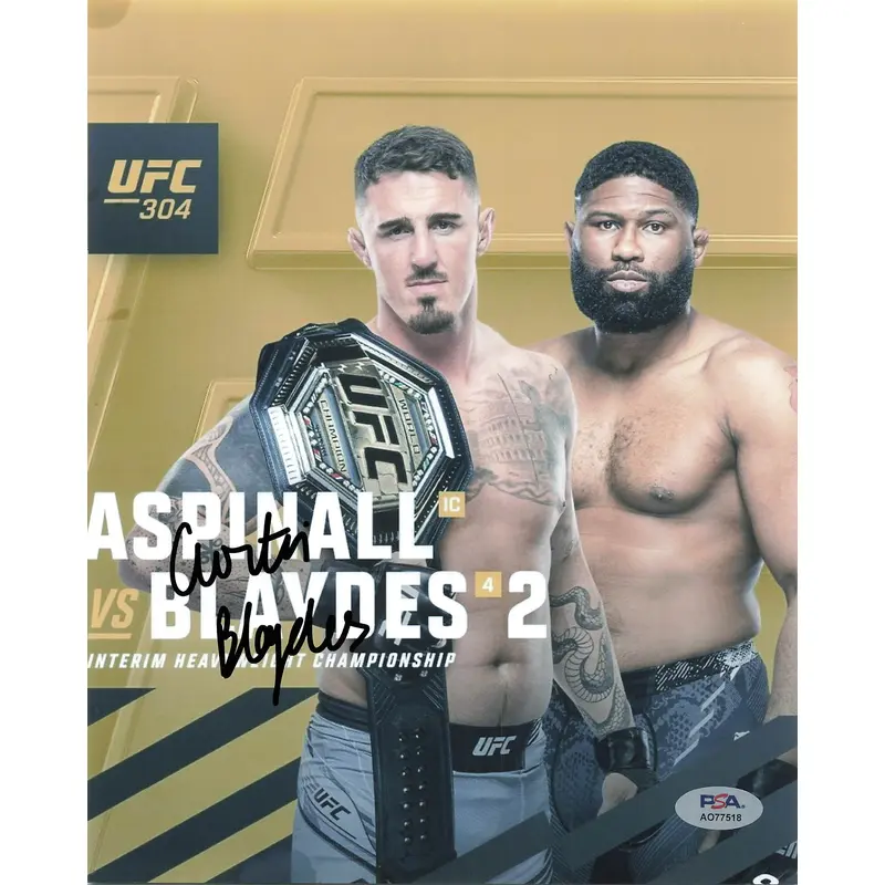 Curtis Blaydes signed 8x10 photo PSA/DNA Autographed UFC