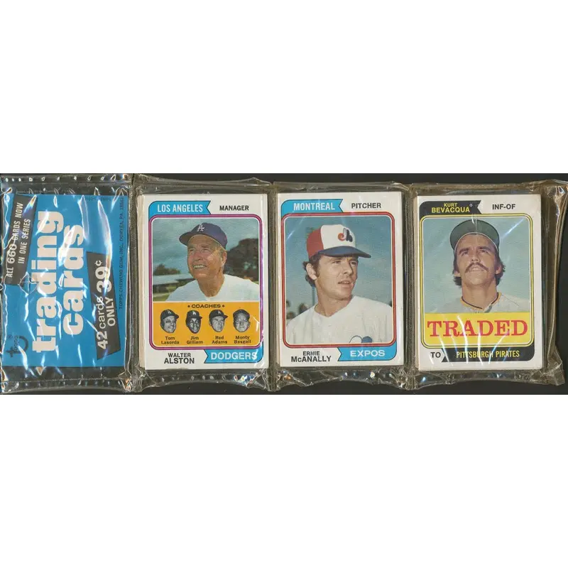 1974 Topps Baseball Unopened Rack Pack