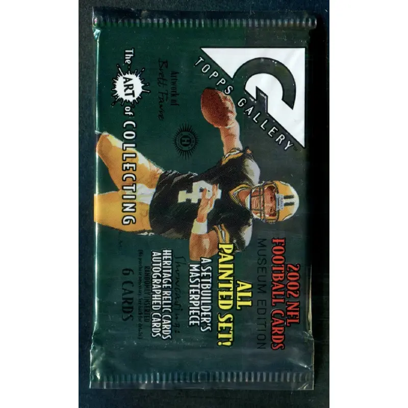 2002 Topps Gallery Football Unopened Pack (Hobby) (6)