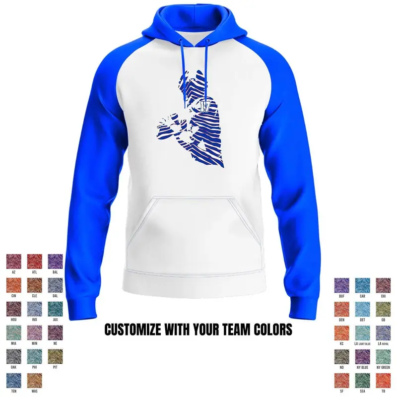 Football Team - Player - Performance Defender Hoodie - Royal