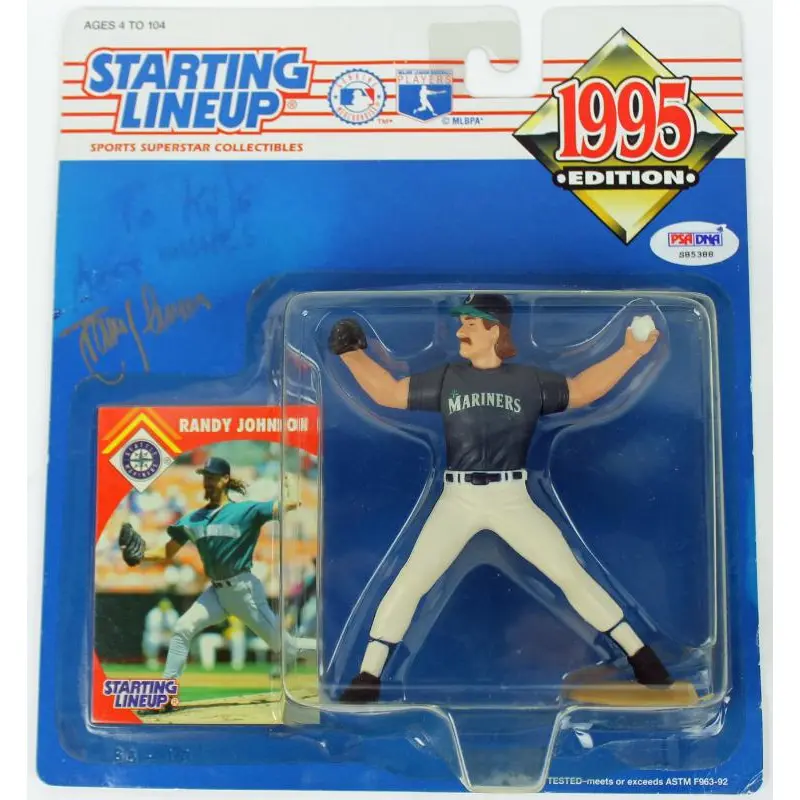 Mariners Randy Johnson Authentic Signed 1995 Starting Lineup PSA/DNA #S85388