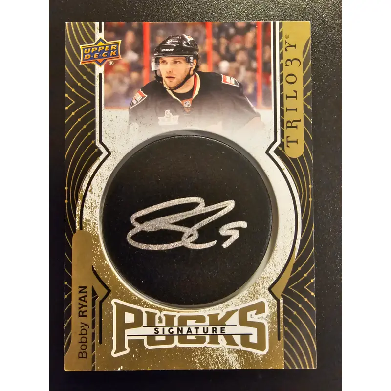 2017-18 Upper Deck Trilogy - Signature Pucks - Bobby Ryan #SP-BR