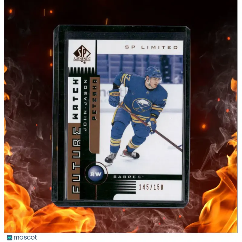 2021-22 SP Authentic John-Jason Peterka Retro Future Watch Bronze Rookie 145/150