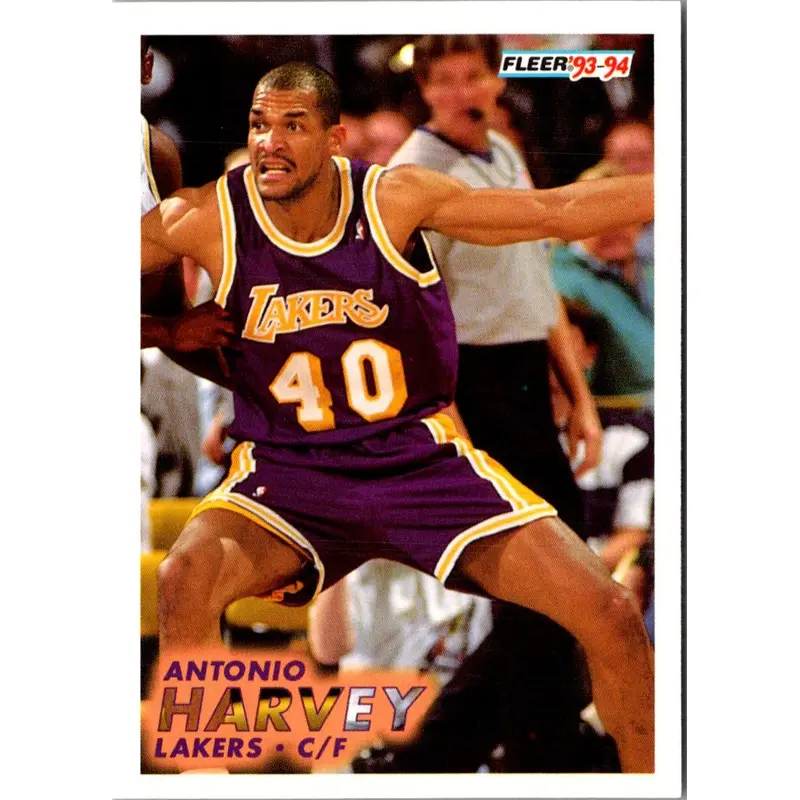 1993 Fleer Antonio Harvey #313 Rookie
