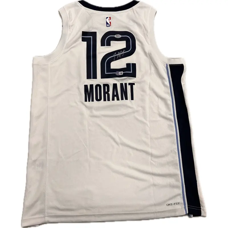 Ja Morant Signed Swingman Jersey PSA/DNA Memphis Grizzlies Autographed