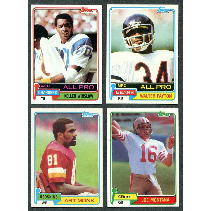 1981 Topps Football Complete Set NM (528) (23-349)