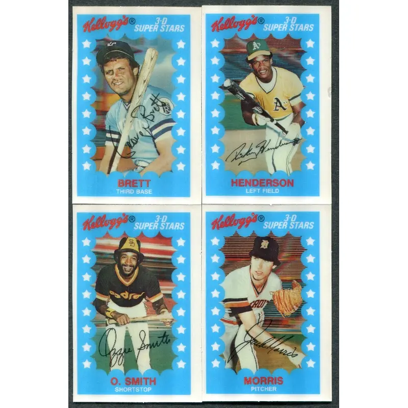 1982 Kellogg's Baseball Complete Set NM NM/MT (64) (23-180)