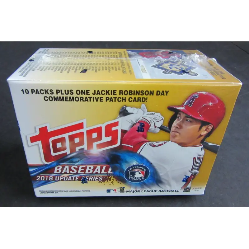 2018 Topps Baseball Update Blaster Box (10/10 plus Patch card)