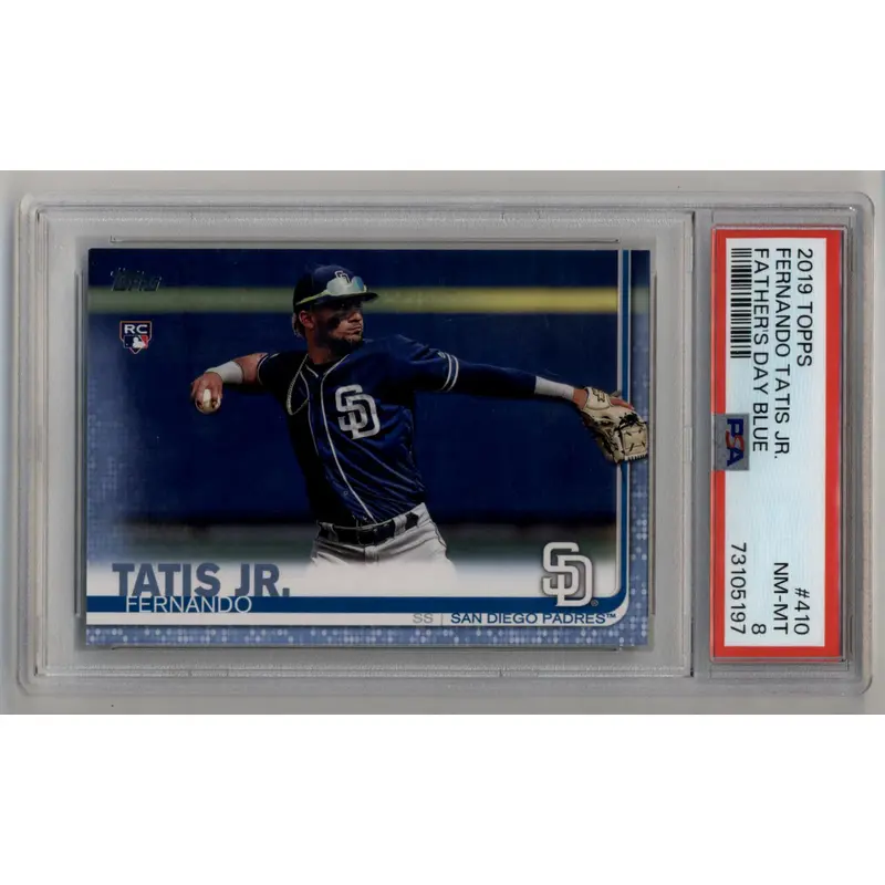 Fernando Tatis Jr 2019 Topps Father's Day 35/50 PSA 8 Near Mint-Mint