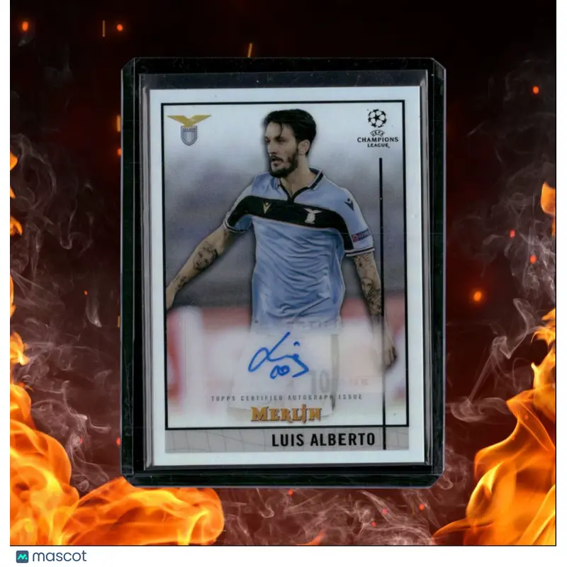 2020 Topps Merlin Chrome Luis Alberto Refractor Auto #BCA-LA