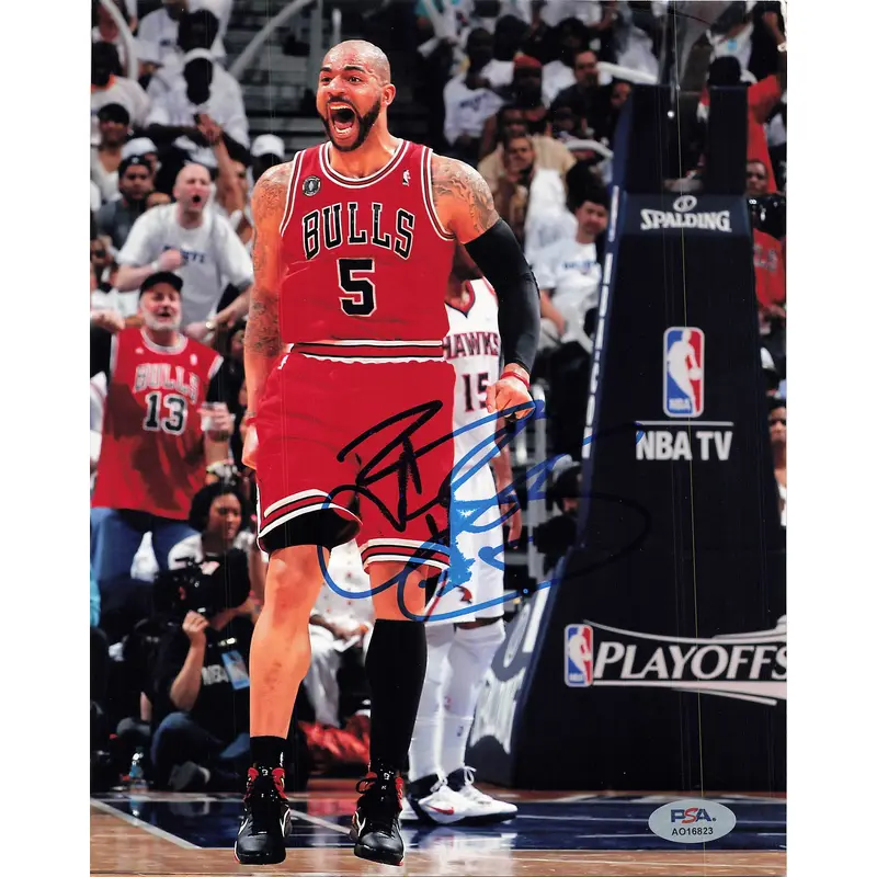 Carlos Boozer signed 8x10 photo PSA/DNA Chicago Bulls Autographed