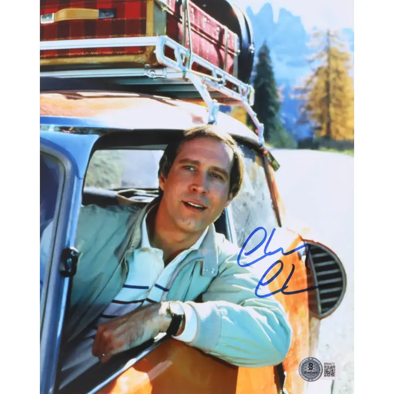 Chevy Chase Signed "National Lampoon's Vacation" 8x10 Framed Photo (Beckett)
