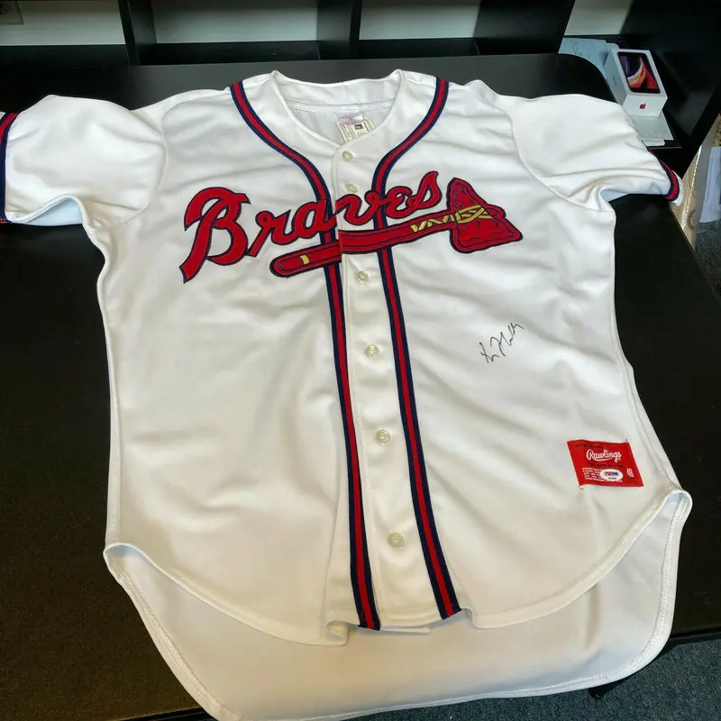Greg Maddux Signed Authentic 1990's Atlanta Braves Game Model Jersey PSA DNA