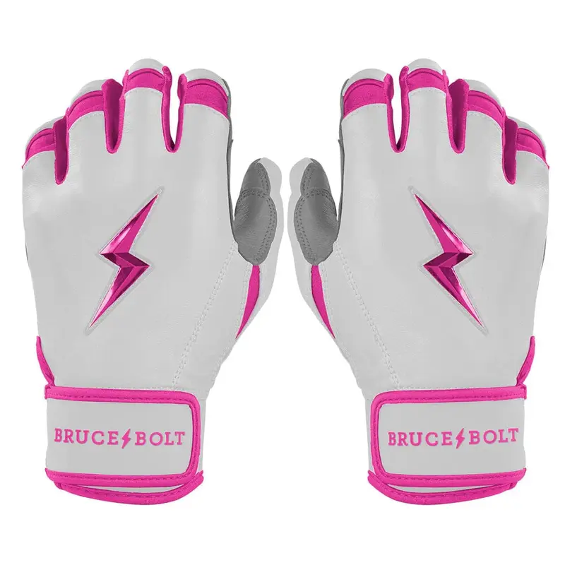 2024 Bruce Bolt Pro Chrome Short Cuff Youth Batting Gloves