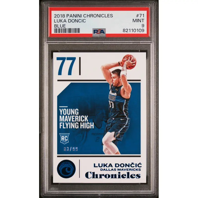 Luka Doncic 2018 Panini Chronicles #71 PSA 9 Mint