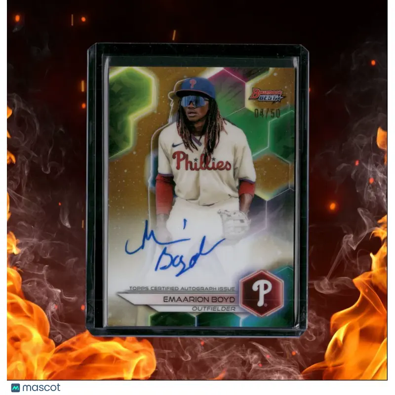 2023 Bowman's Best Emaarion Boyd Gold Refractor Rookie Auto 04/50 #B23-EBD