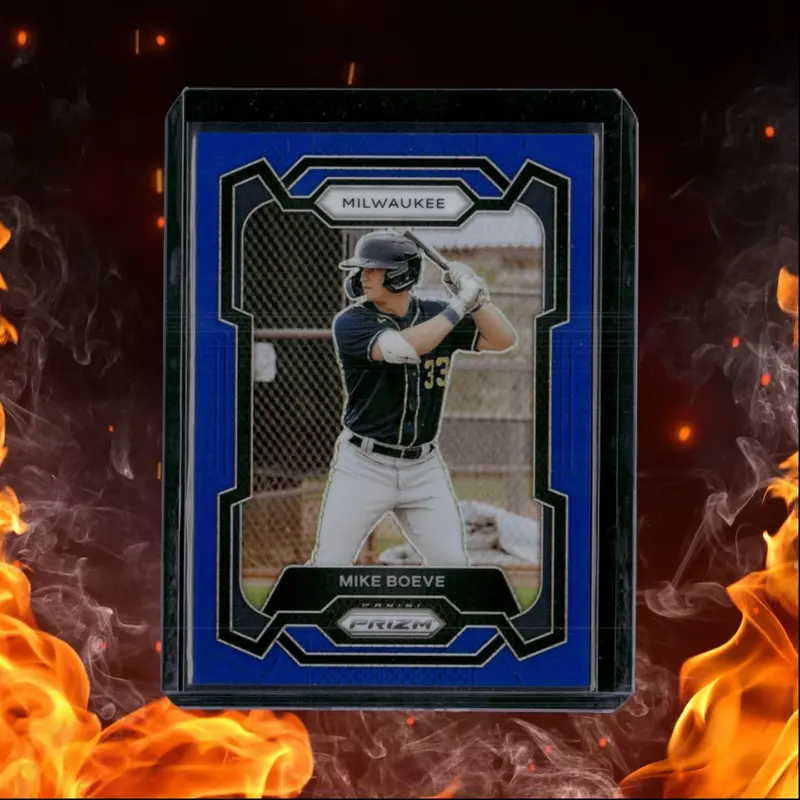 2024 Panini Prizm Mike Boeve Prospect Blue Prizm 036/199 #107
