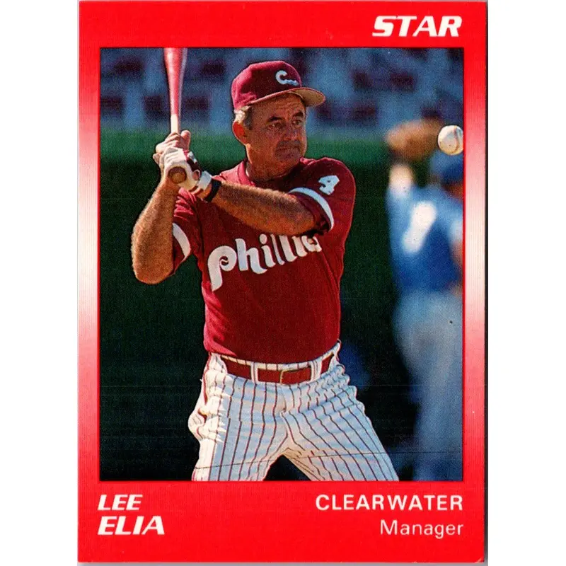 1990 Star Clearwater Phillies Lee Elia #26
