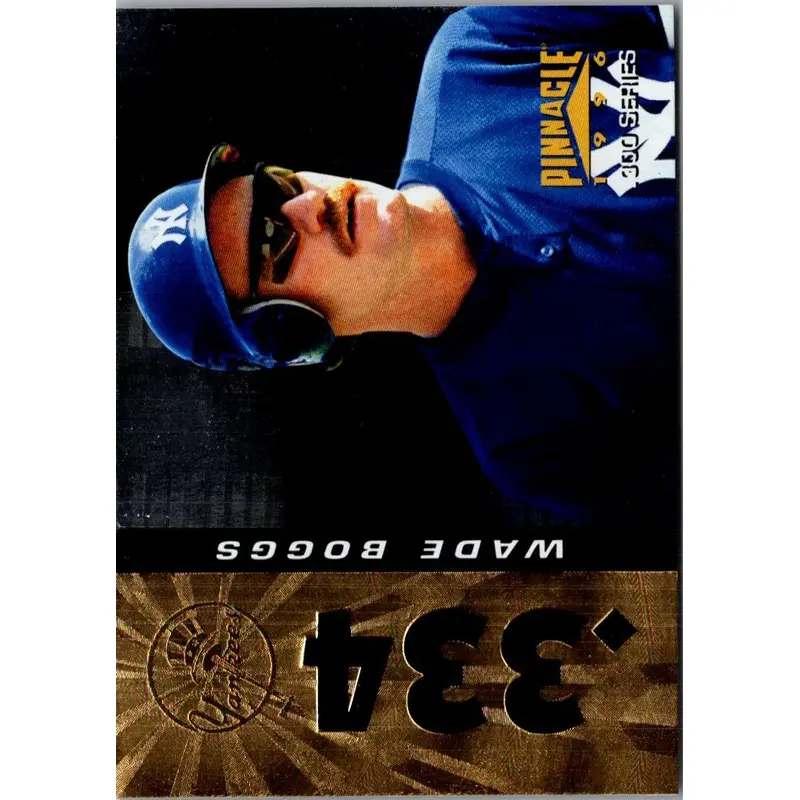 1996 Pinnacle Wade Boggs #334