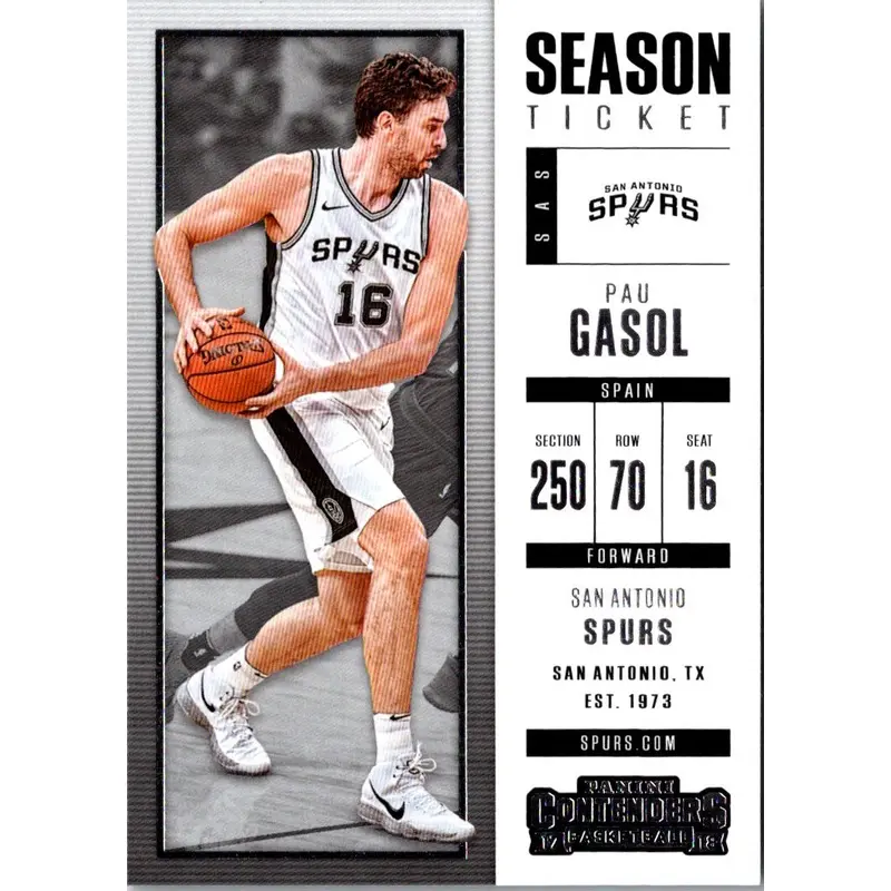 2017 Panini Contenders Pau Gasol #13