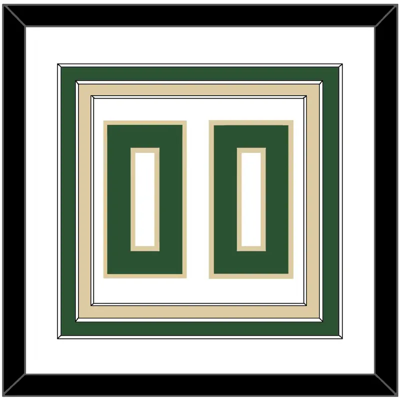 Milwaukee Number - White Association - Triple Mat 1