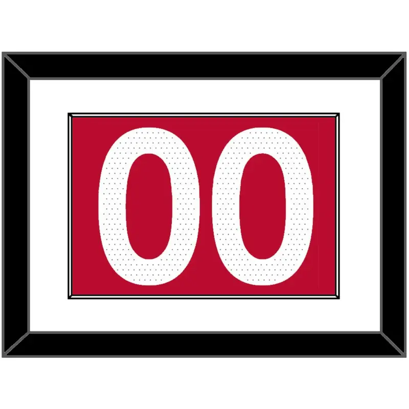 Toronto Number - Red Icon (2015-2020) - Single Mat 1