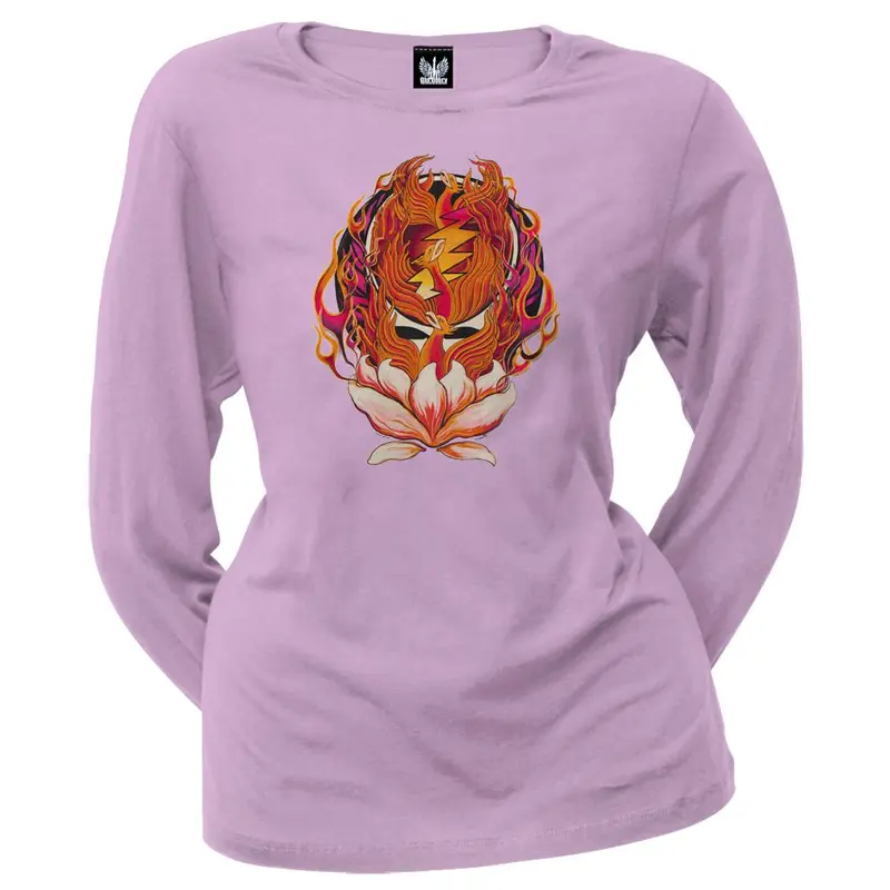 Grateful Dead - Phoenix Rising SYF Lilac Ladies Long Sleeve
