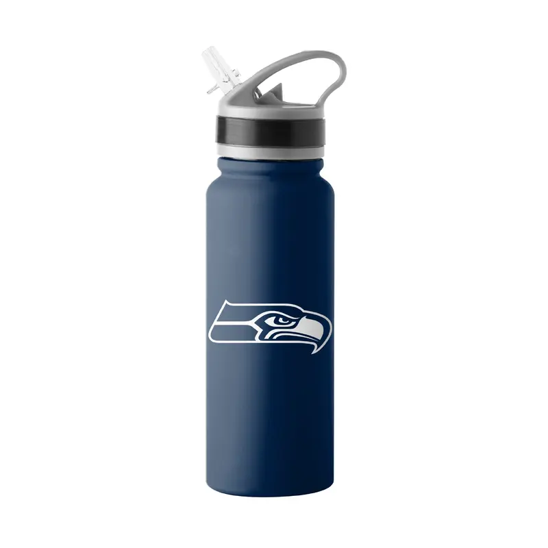 Seattle Seahawks Logo 25oz Stainless Single Wall Flip Top Bottle