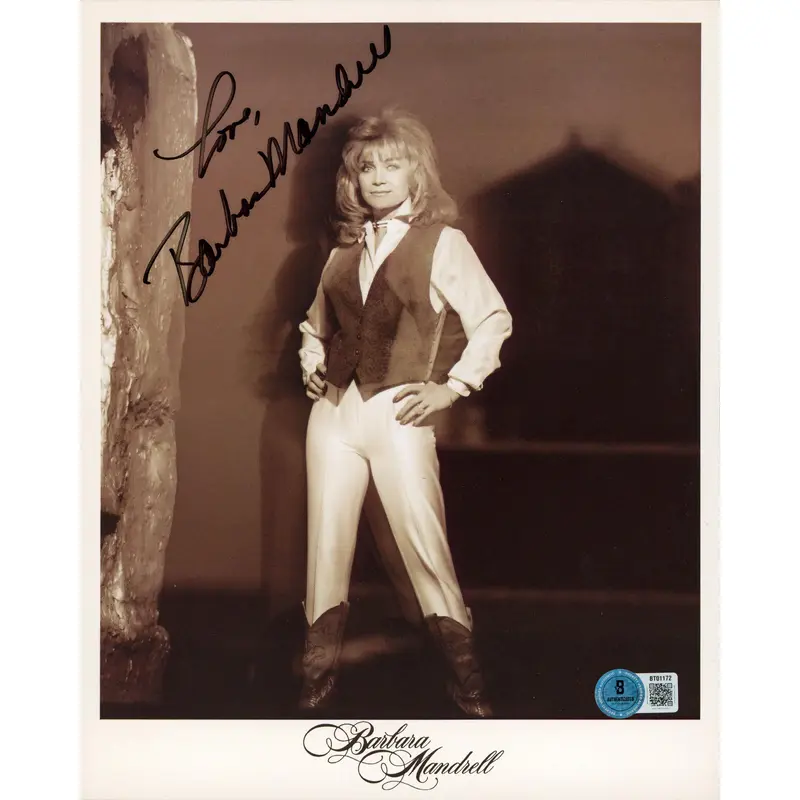 Barbara Mandrell "Love" Authentic Signed 8x10 Vertical Photo BAS #BT01172