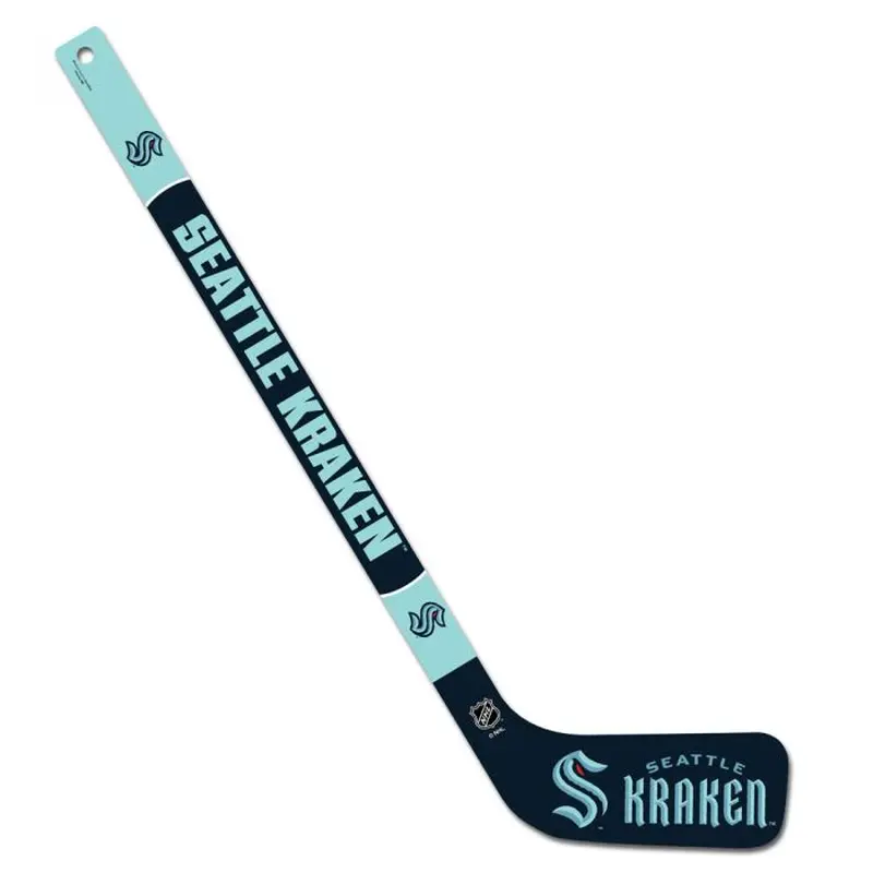 SEATTLE KRAKEN DECORATIVE MINI HOCKEY STICKS 21" H