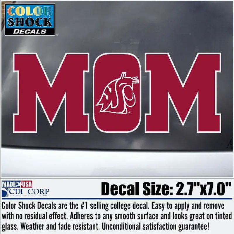 WSU Mom Decal