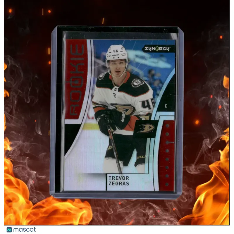 2021-22 Upper Deck Synergy Red Trevor Zegras Rookie #89