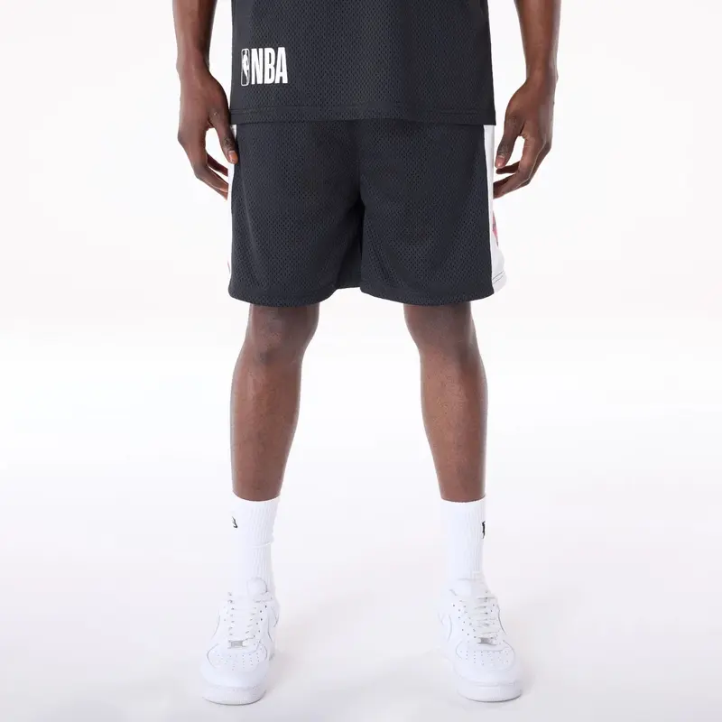 Chicago Bulls NBA Graphic Black Mesh Shorts