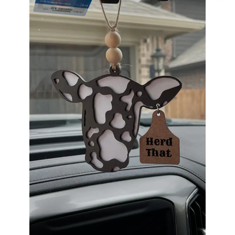 Cow Car Charm