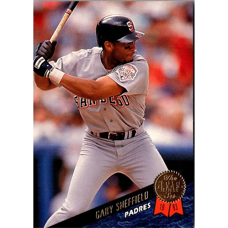 1993 Leaf Gary Sheffield #307