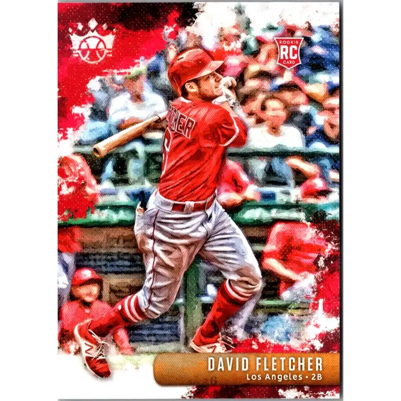 2019 Panini Diamond Kings Framed Red David Fletcher #90