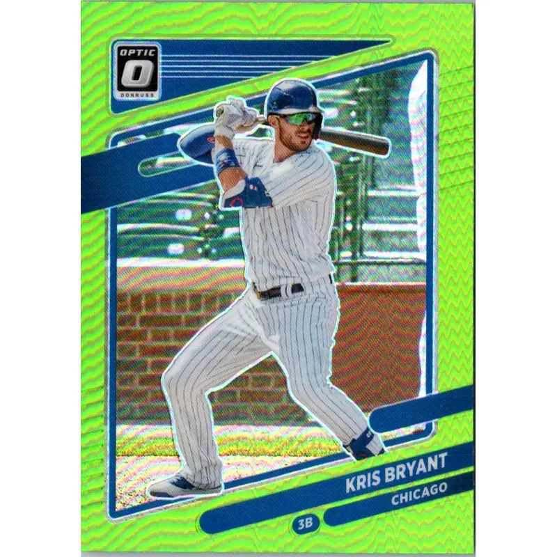 2021 Donruss Optic Lime Green Kris Bryant #166