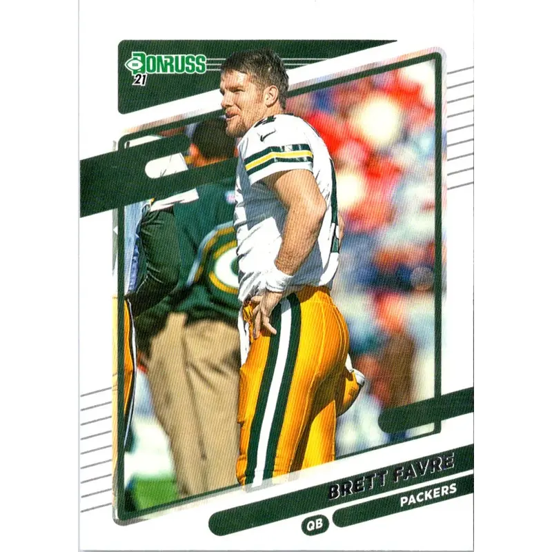 2021 Donruss Press Proof Green Brett Favre #156