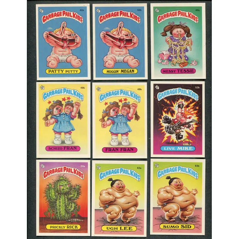 1985 Topps Garbage Pail Kids Complete Series 2 Set (w/ Variations) NM NM/MT